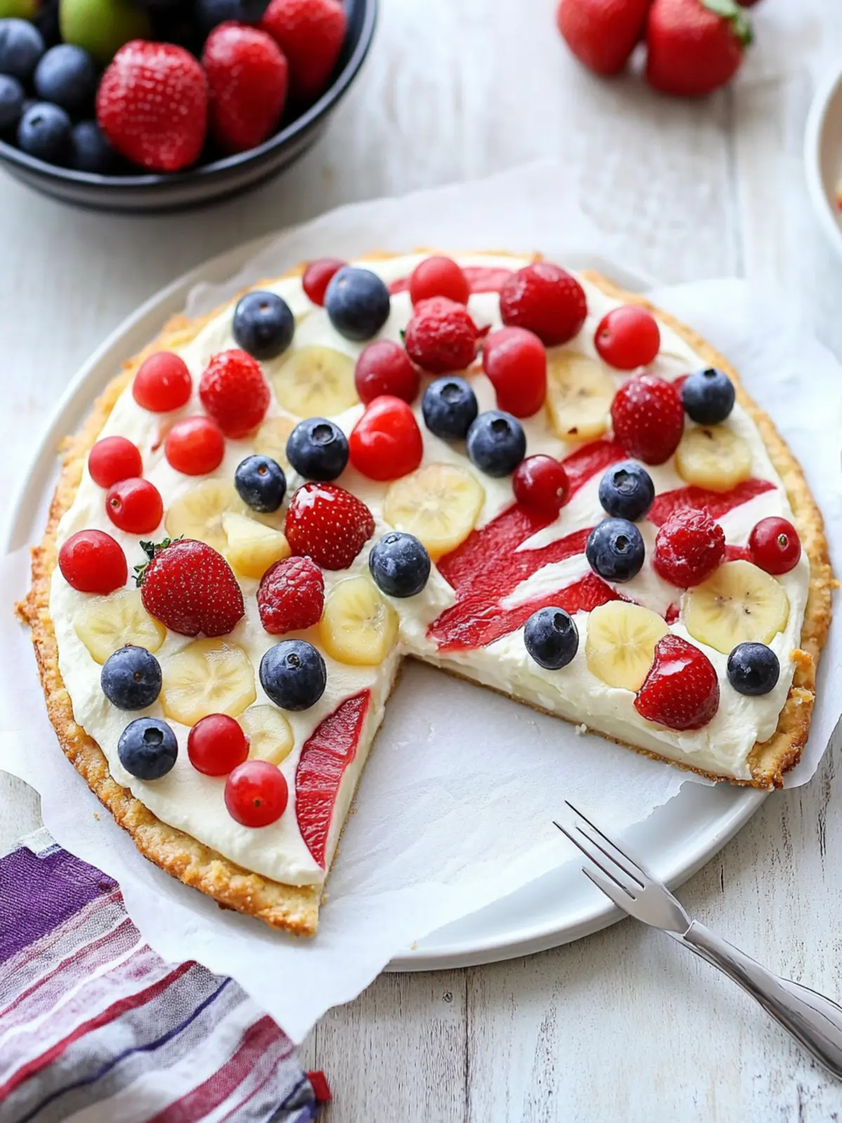 Easy American Flag Fruit Pizza to Wow Your Fourth of July! 3 Easy American Flag Fruit Pizza