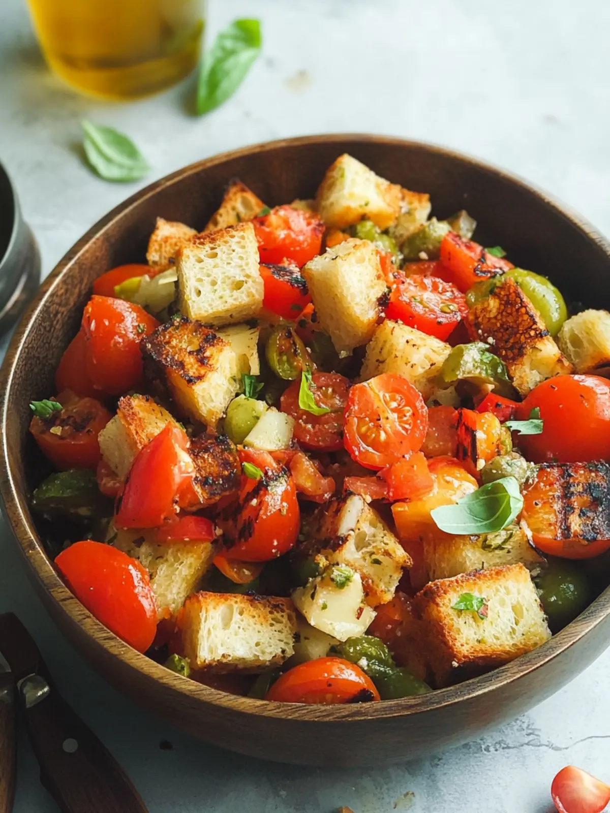 Grilled Panzanella Salad: A Fresh Twist on Italian Flavor 3 Grilled Panzanella Salad