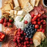 Delicious Berries & Cream Charcuterie Board for Summer Fun 4 Berries & Cream Charcuterie Board