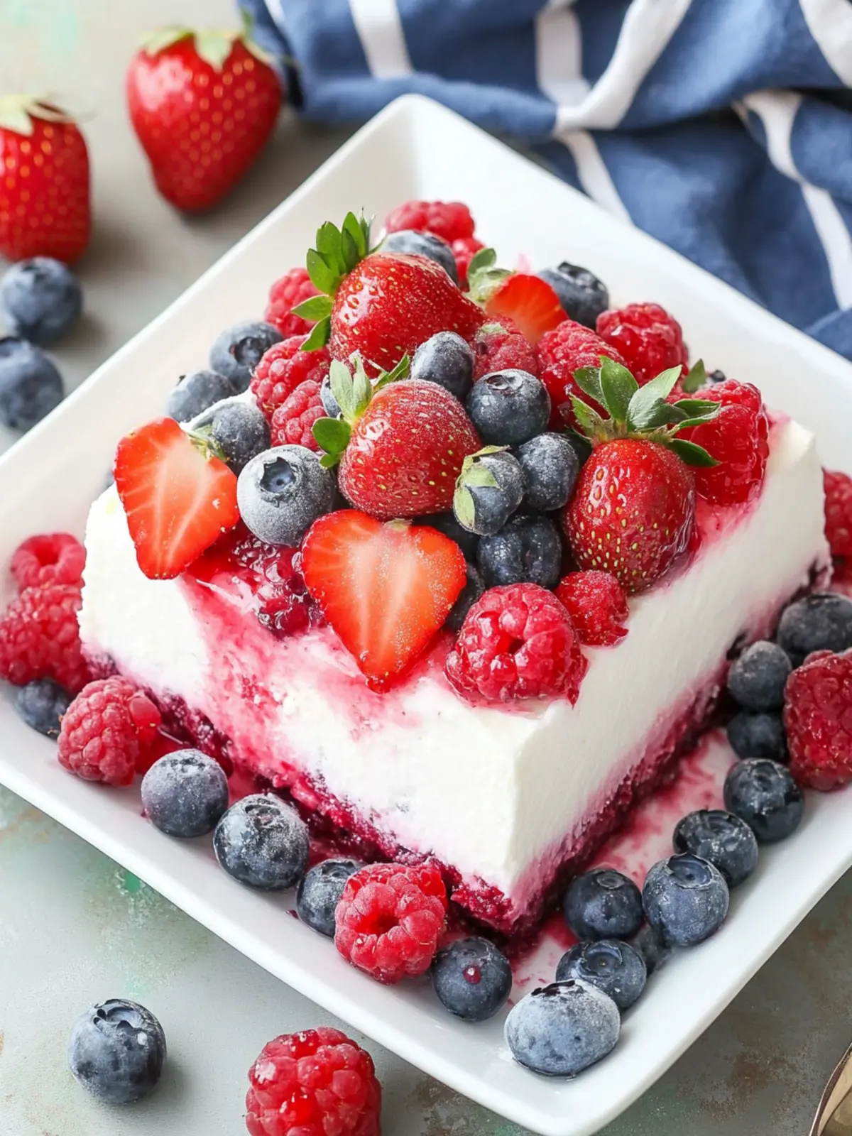 Delicious Berry Poke Cake That’s Perfect for Summer Fun 4 Berry Poke Cake