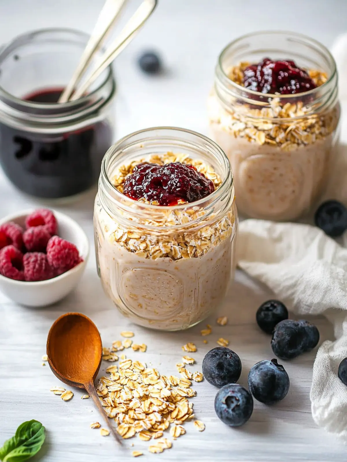 Peanut Butter and Jelly Overnight Oats: A Delicious Morning Boost 4 Peanut Butter and Jelly Overnight Oats