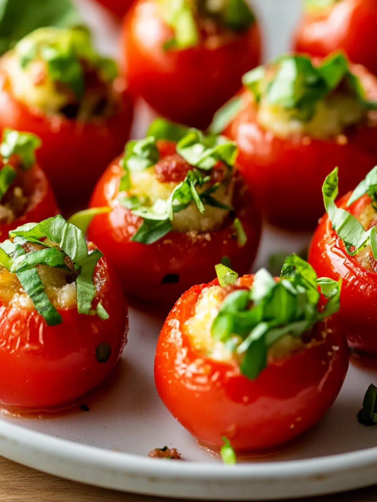 BLT Stuffed Cherry Tomatoes for a Flavorful Snack Attack 5 BLT Stuffed Cherry Tomatoes