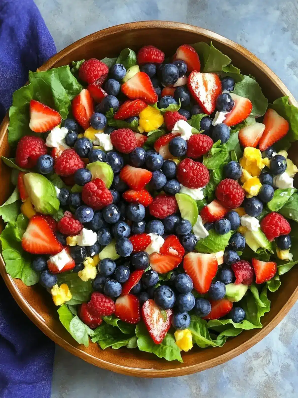 Red White and Blueberry Salad: A Fresh Summer Delight 3 Red White and Blueberry Salad