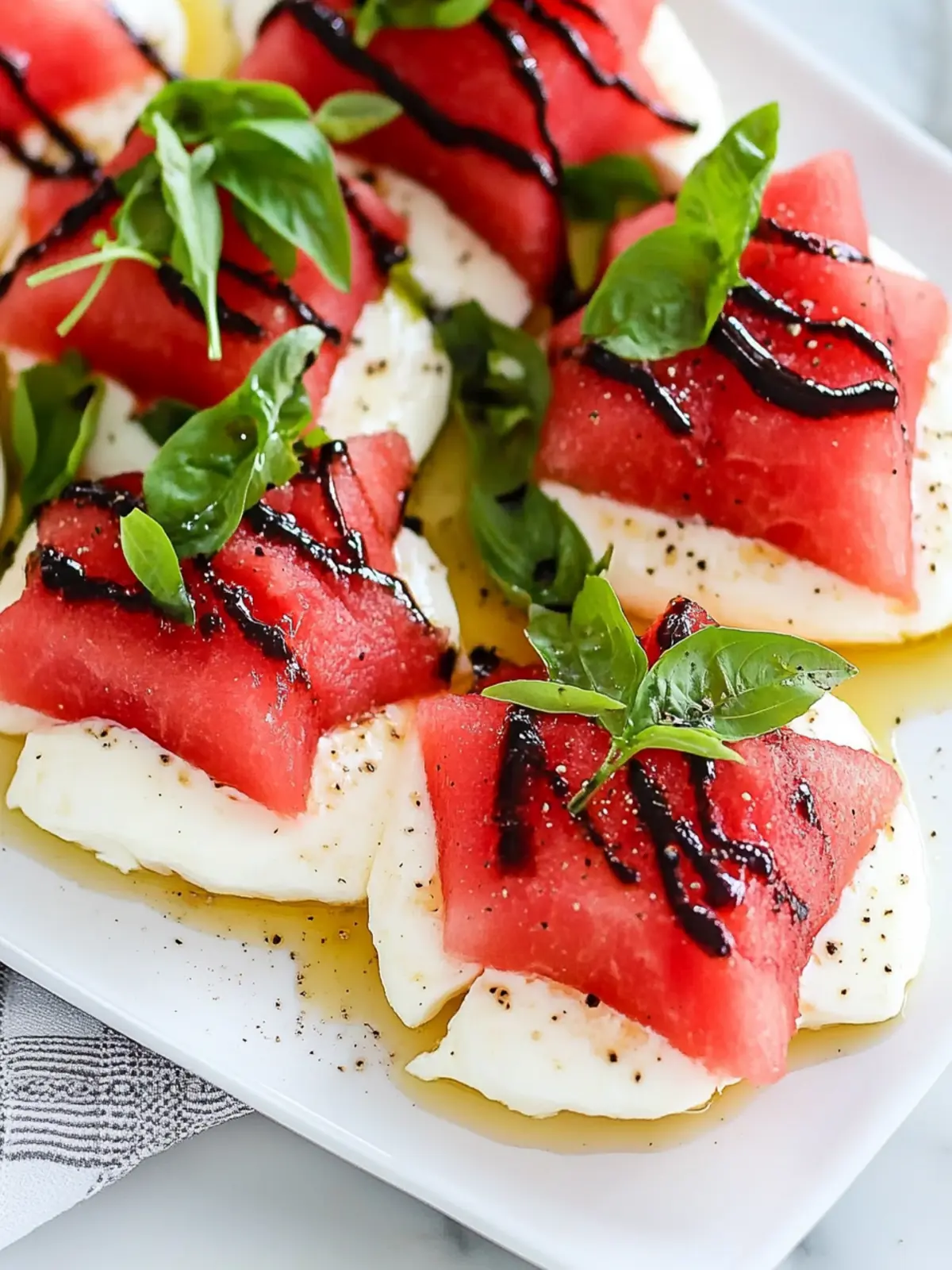 Watermelon Caprese Salad: A Fresh Twist for Summer Enjoyment 2 Watermelon Caprese Salad