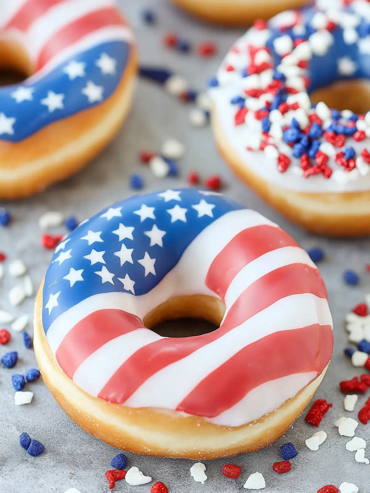 Fun American Flag Donuts That Will Wow Your 4th of July Guests 5 American Flag Donuts
