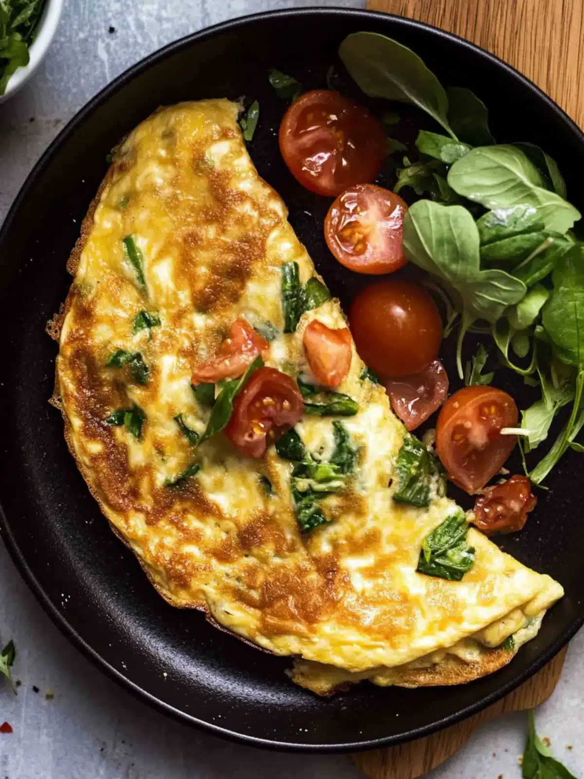 Fluffy Omelette with Buttery Garlic Mushrooms to Savor 2 Omelette