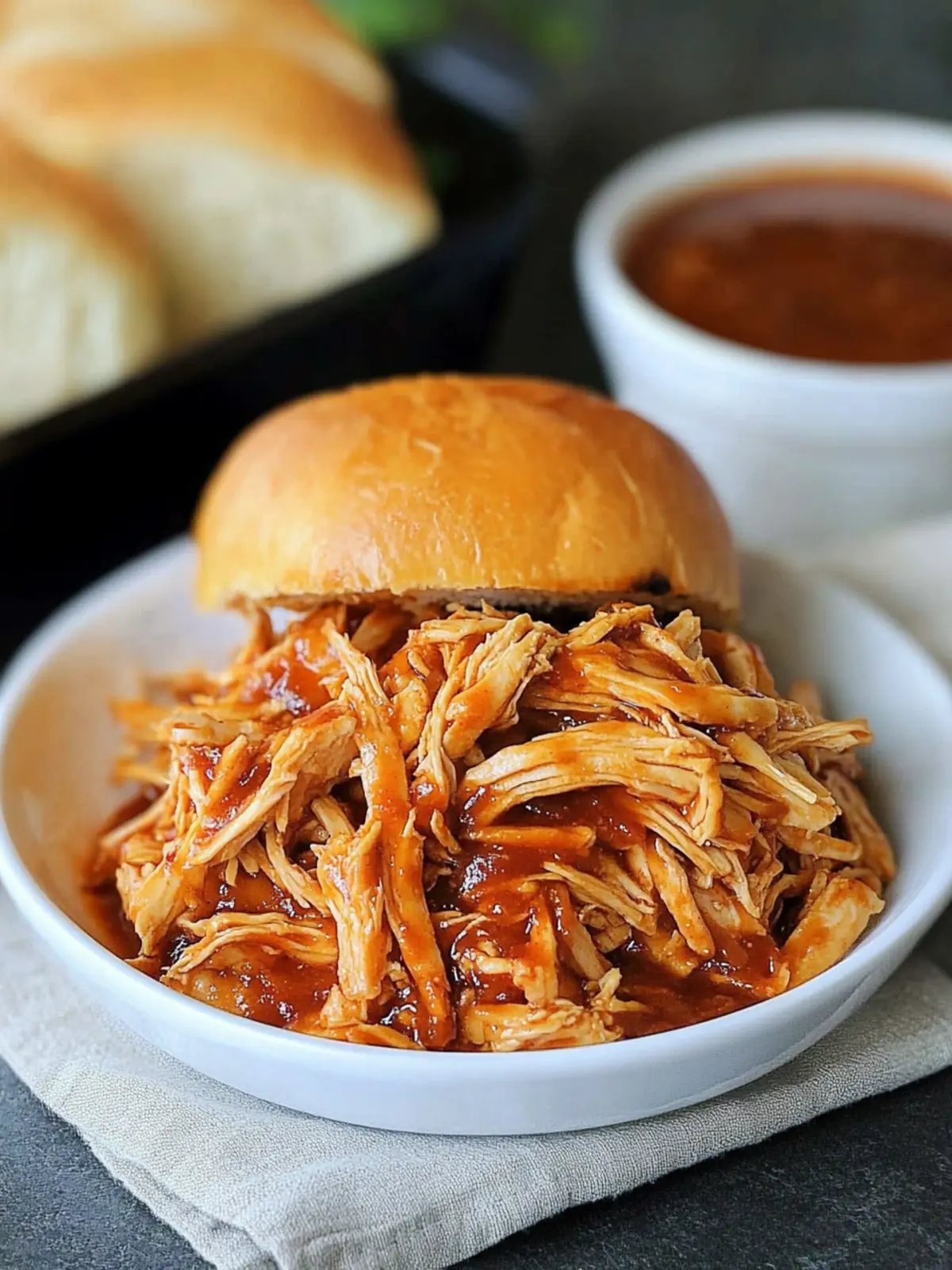 The Best Crockpot BBQ Chicken Recipe for Effortless Meals 4 The Best Crockpot BBQ Chicken (Easy Pulled Chicken)