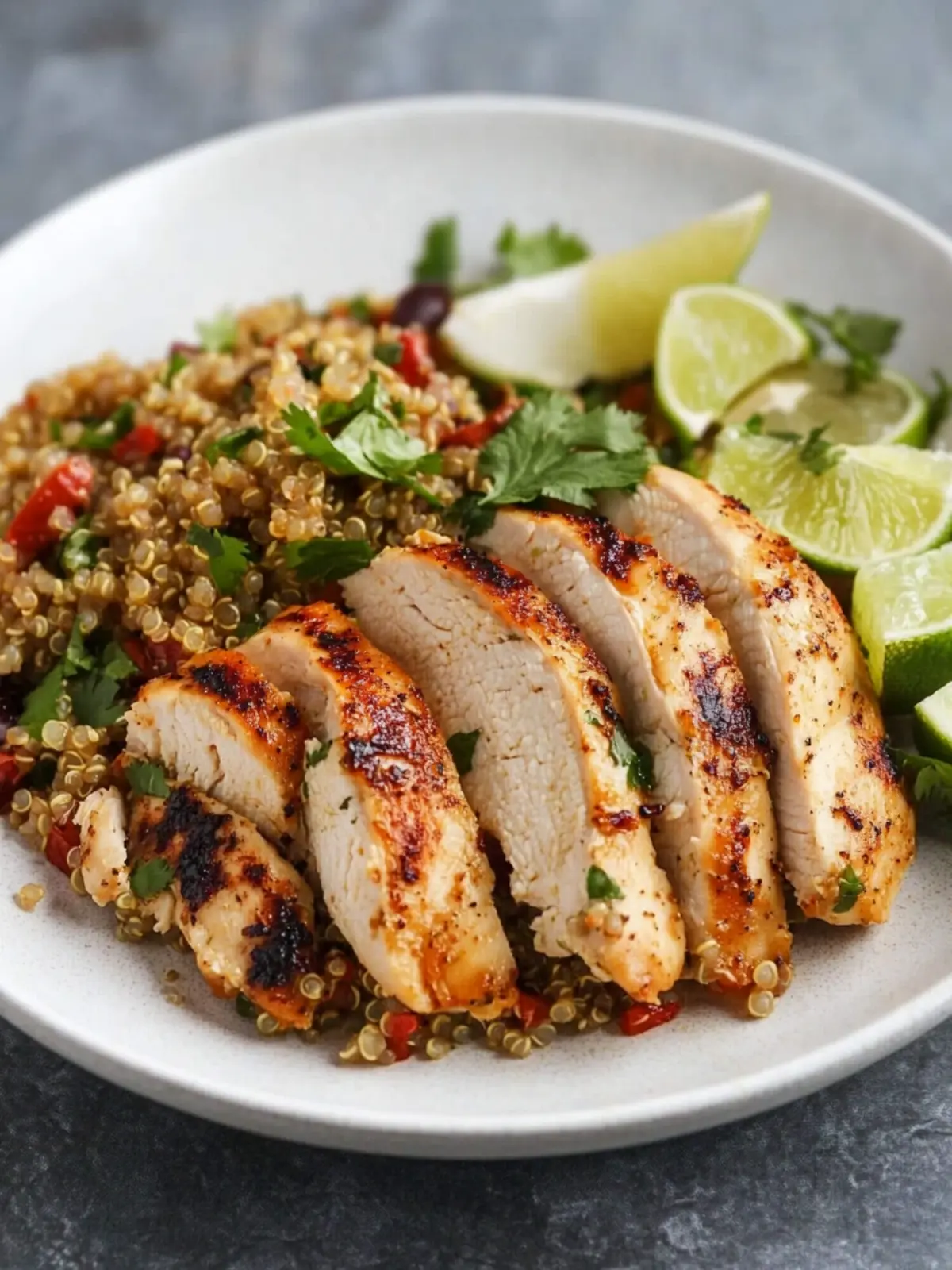 Cilantro Lime Chicken with Mexican Quinoa: A Zesty Family Dinner 2 Cilantro Lime Chicken with Mexican Quinoa