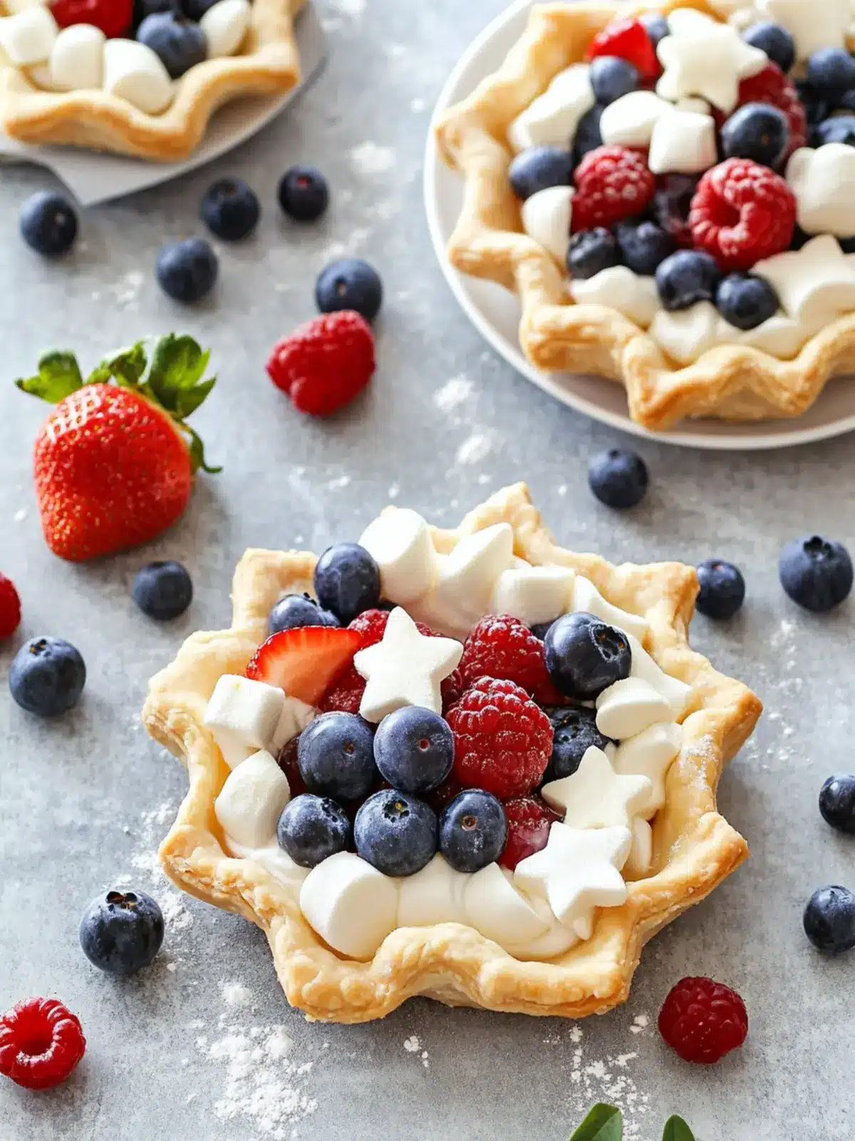 Delight in Starstruck Berry Marshmallow Pies Today! 5 Starstruck Berry Marshmallow Pies