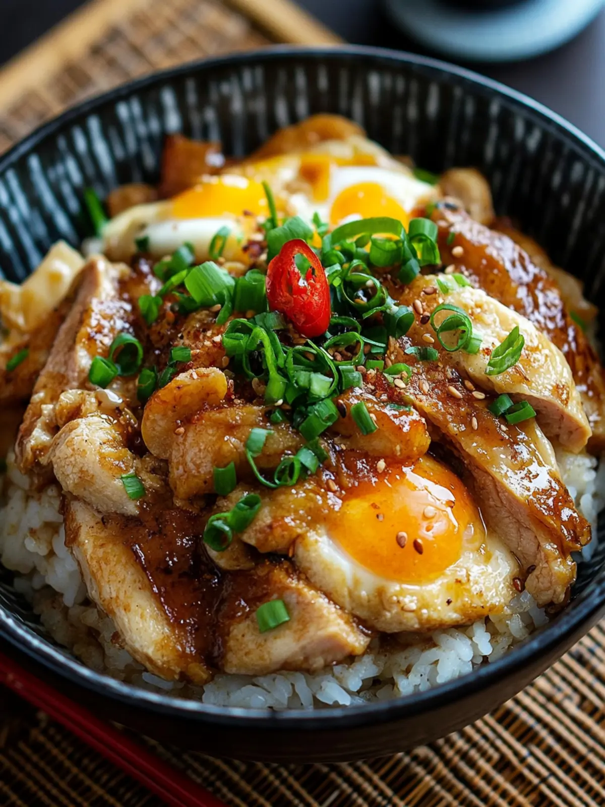 Savory Oyakodon: Whip Up This Cozy Chicken and Egg Bowl 2 Oyakodon
