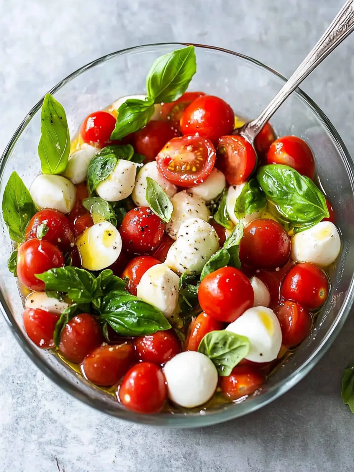 Easy Caprese Salad with Cherry Tomatoes - Ready in 8 Minutes! 2 Easy Caprese Salad with Cherry Tomatoes