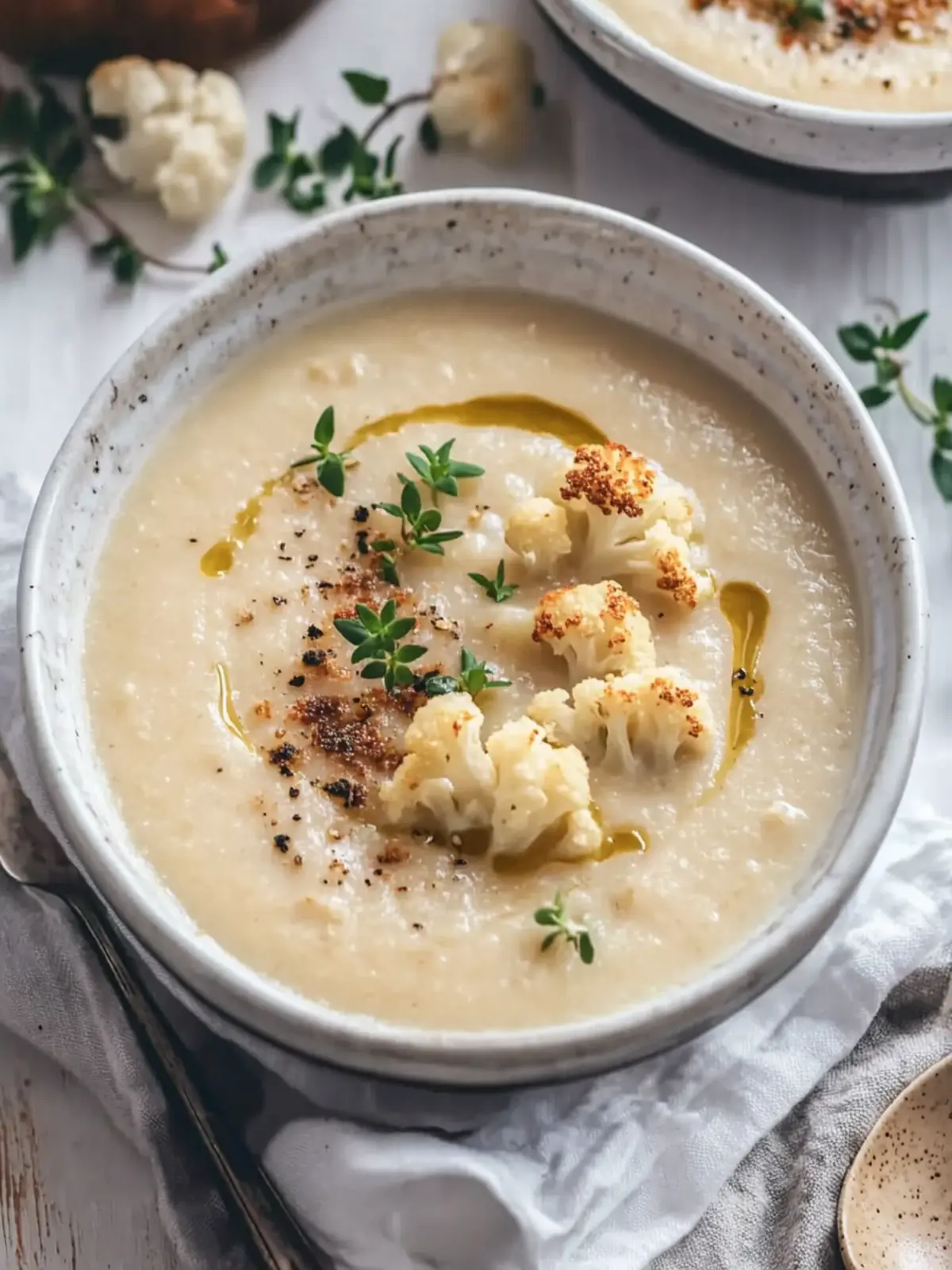 Heavenly Roasted Cauliflower Soup: Healthy Comfort in a Bowl 3 Roasted Cauliflower Soup