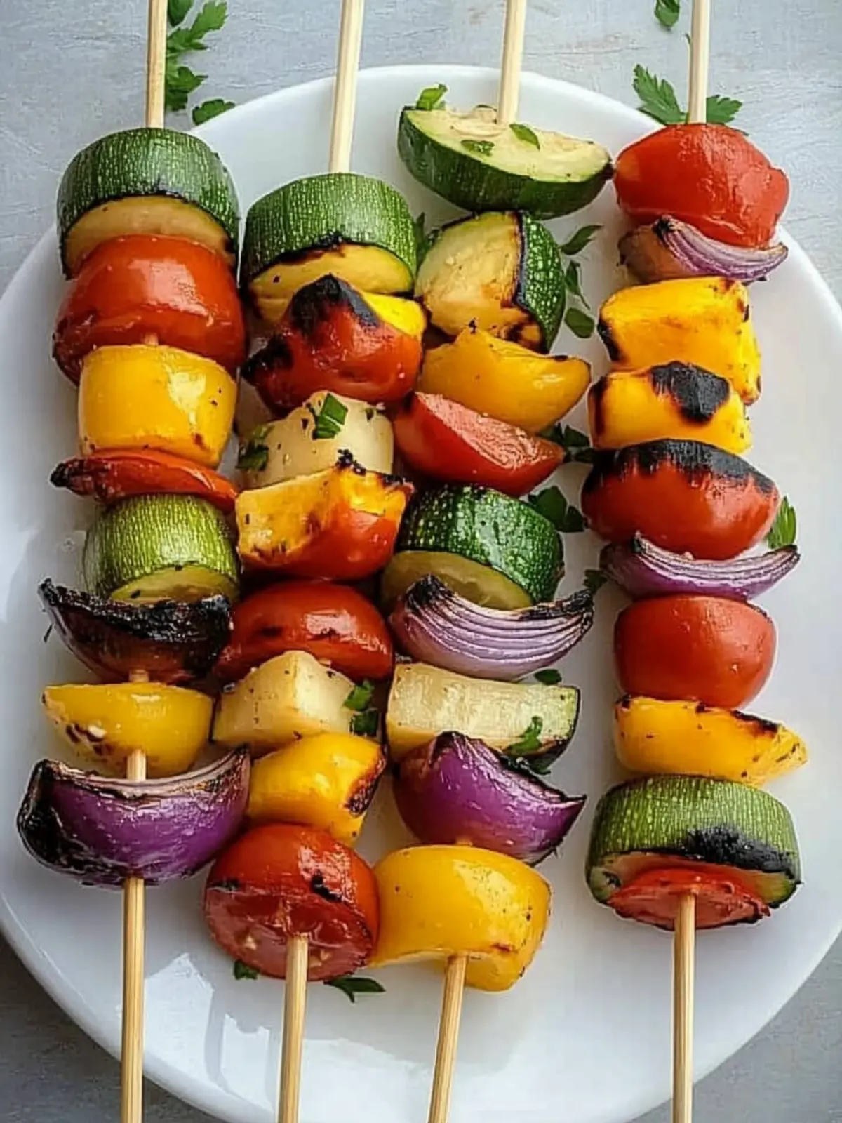 Grilled Vegetable Kabobs: A Flavor-Packed Summer Favorite 2 Vegetable Kabobs