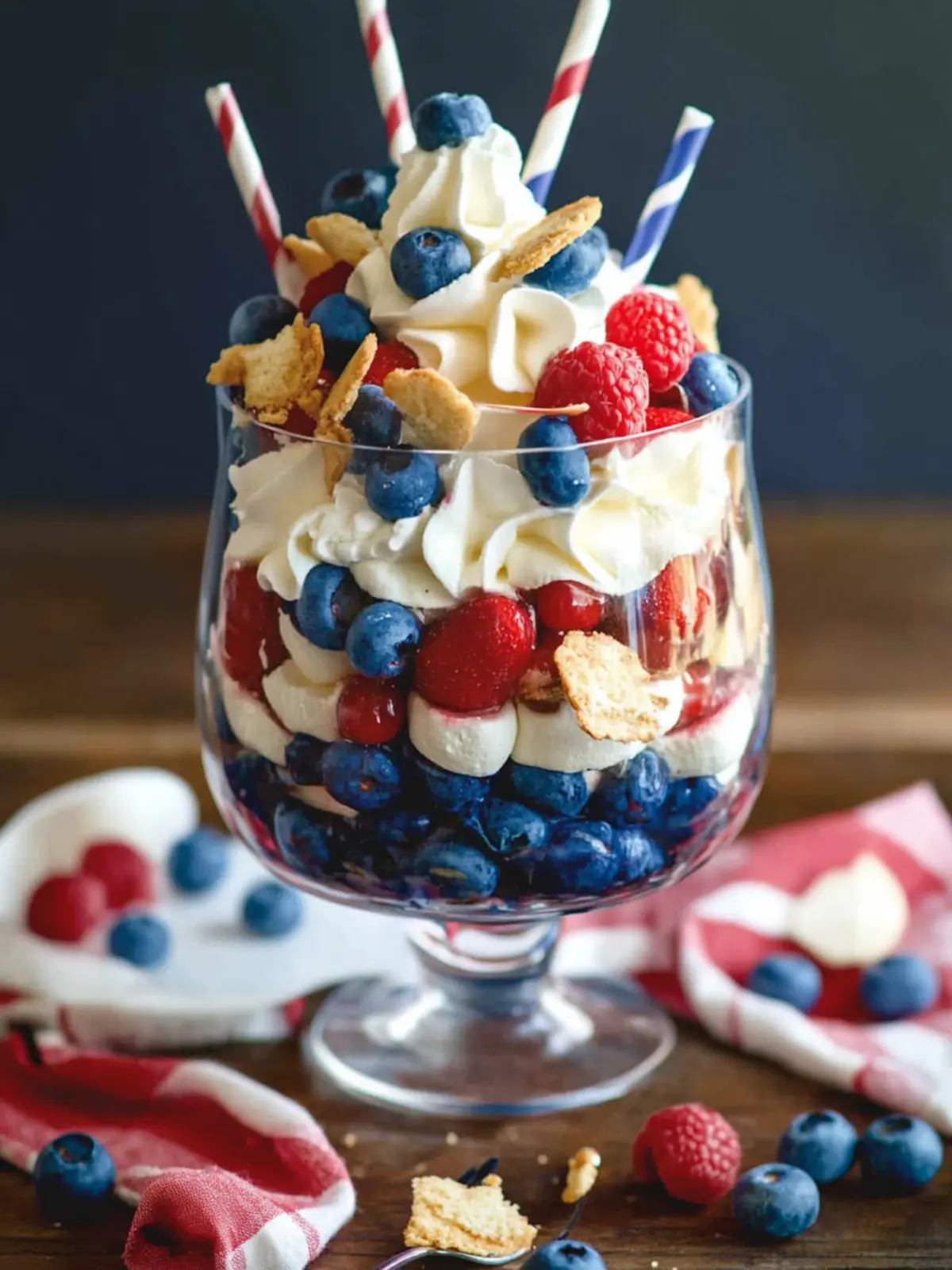 Celebrate with Easy Red White And Blue Trifle Delight 5 Easy Red White And Blue Trifle