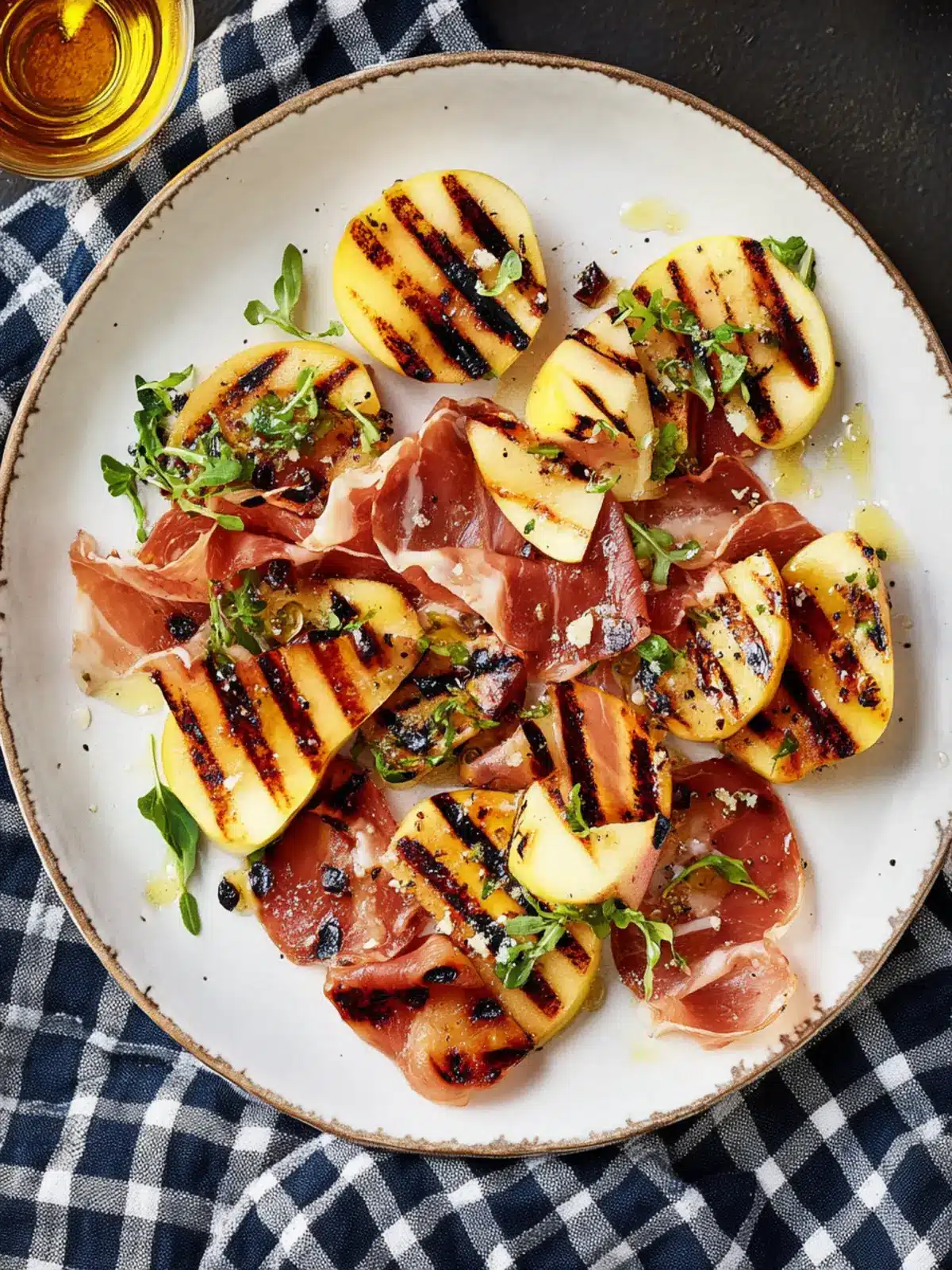 Grilled Apples with Prosciutto and Honey: A Fall Flavor Delight 4 Grilled Apples with Prosciutto and Honey