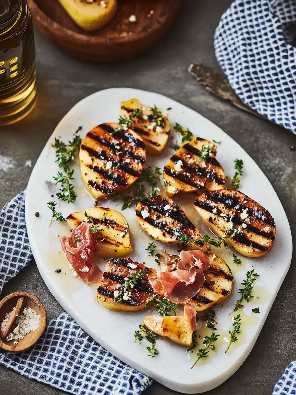 Grilled Apples with Prosciutto and Honey: A Fall Flavor Delight 2 Grilled Apples with Prosciutto and Honey