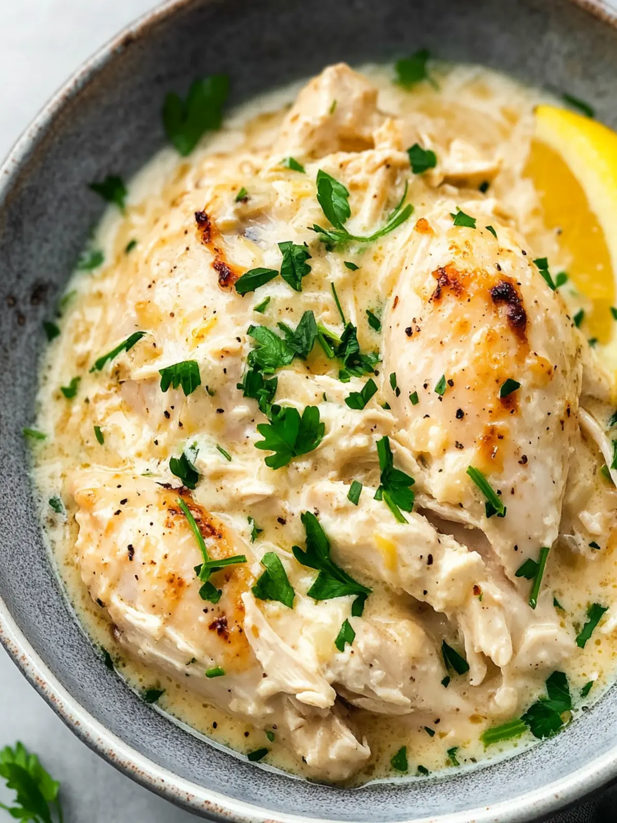 Creamy Slow Cooker Cream Cheese Chicken: Easy Italian Bliss 4 Slow Cooker Cream Cheese Chicken