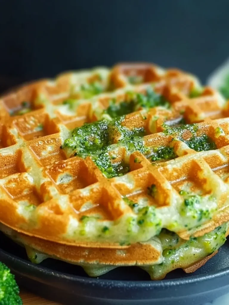 Broccoli & Cheese Waffles