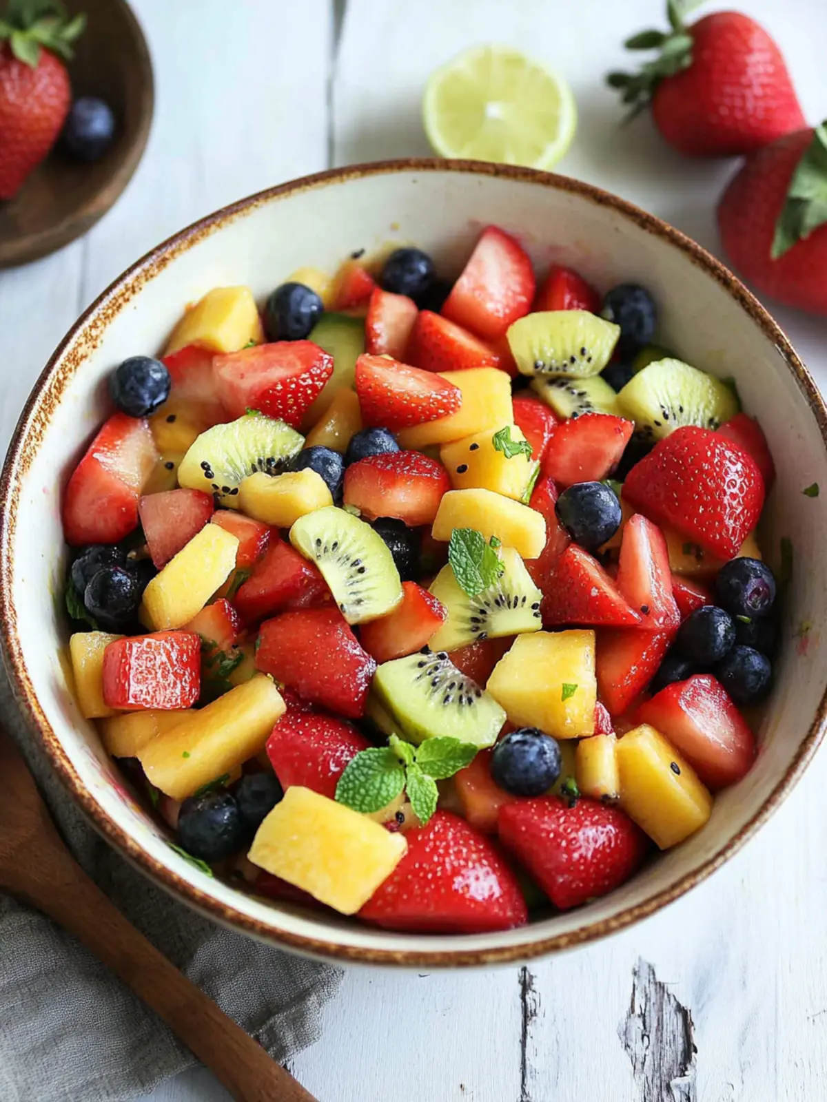 Easy Fruit Salad with Honey Poppyseed Twist for Summer Bliss 5 Easy Fruit Salad