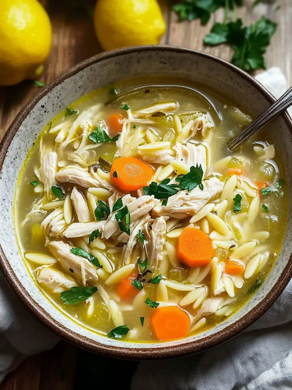 Cozy Crockpot Lemon Chicken Orzo Soup for Ultimate Comfort 3 Crockpot Lemon Chicken Orzo Soup