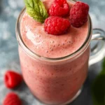 Energizing Raspberry Smoothie with Ginger for a Zingy Boost 6 Raspberry Smoothie with Ginger