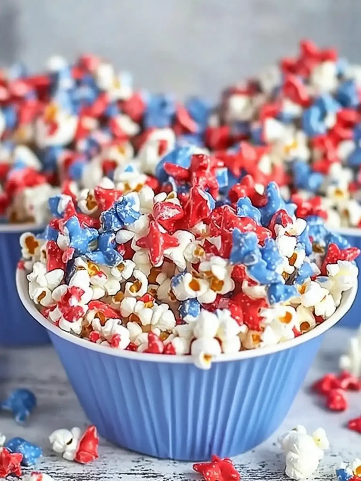 4th of July Popcorn: Sweet & Spicy Red White & Blue Delight 5 4th of July Popcorn: Red White & Blue Chocolate Firecracker Popcorn