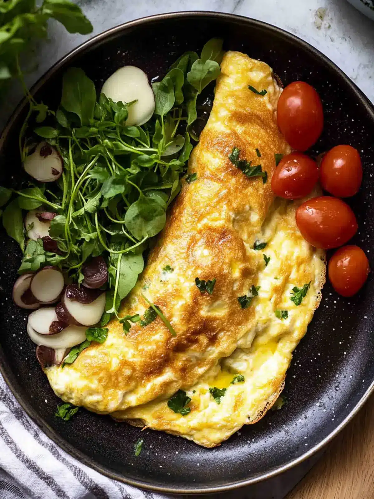 Fluffy Omelette with Buttery Garlic Mushrooms to Savor 5 Omelette