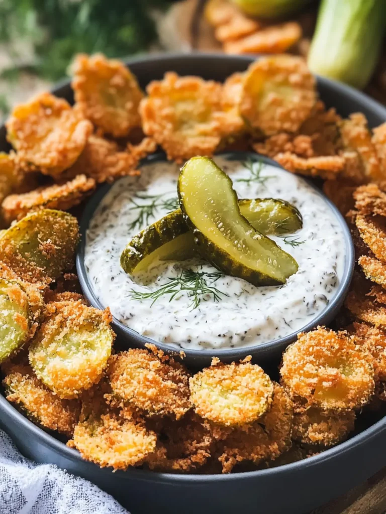 Fried Pickle and Ranch Dip