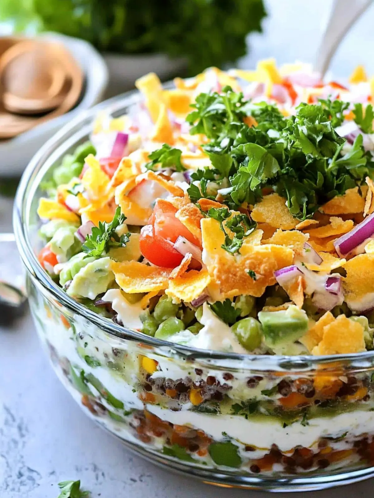 Vibrant Overnight Layered Salad Recipe for Easy Meal Prep 5 Overnight Layered Salad Recipe