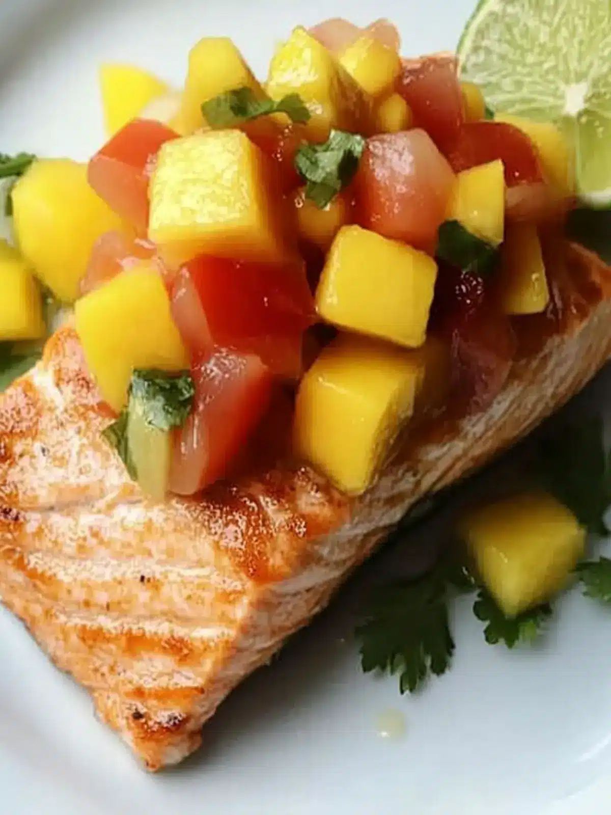 Delicious Salmon with Mango Salsa for a Tropical Twist 2 Salmon with Mango Salsa
