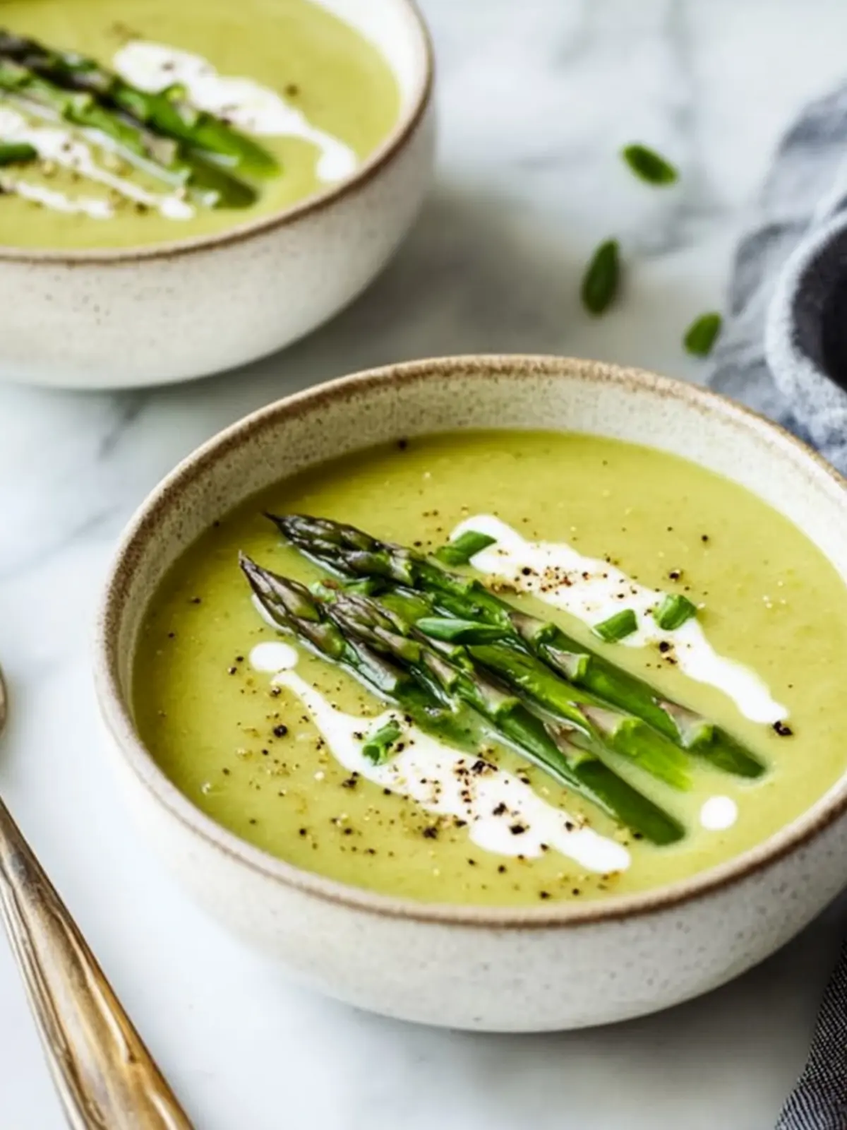 Creamy Asparagus Soup: Quick, Dairy-Free Comfort in 30 Minutes 2 Creamy Asparagus Soup