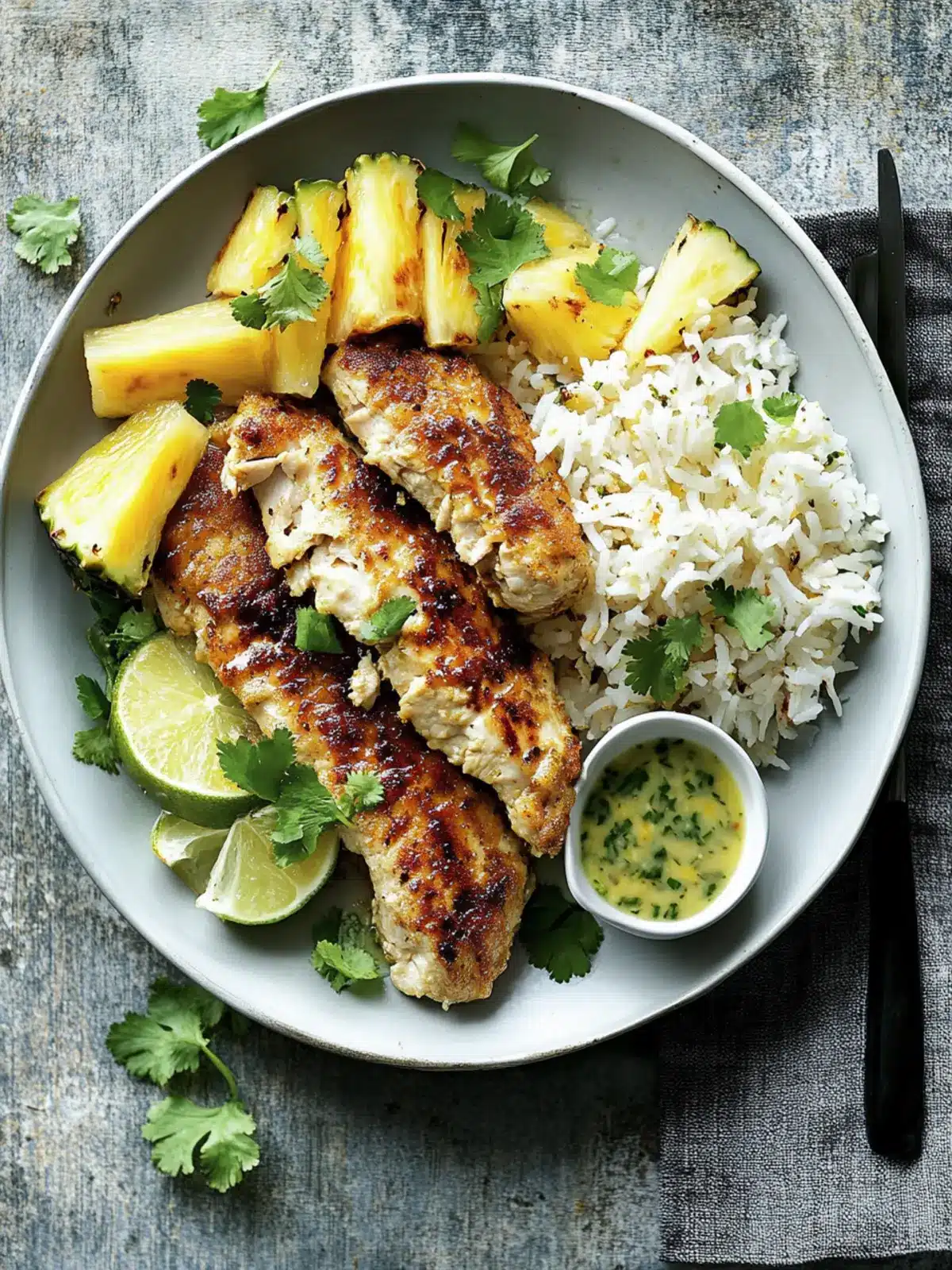 Baked Chicken Cutlets with Pineapple Rice for a Flavorful Feast 4 Baked Chicken Cutlets with Pineapple Rice