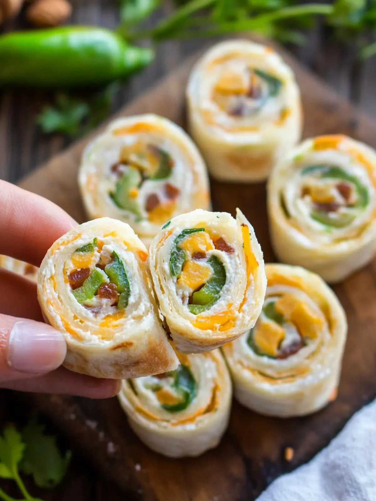 Jalapeno Popper Pinwheels: Your New Favorite Tailgate Snack 4 Jalapeno Popper Pinwheels