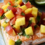 Delicious Salmon with Mango Salsa for a Tropical Twist 10 Salmon with Mango Salsa