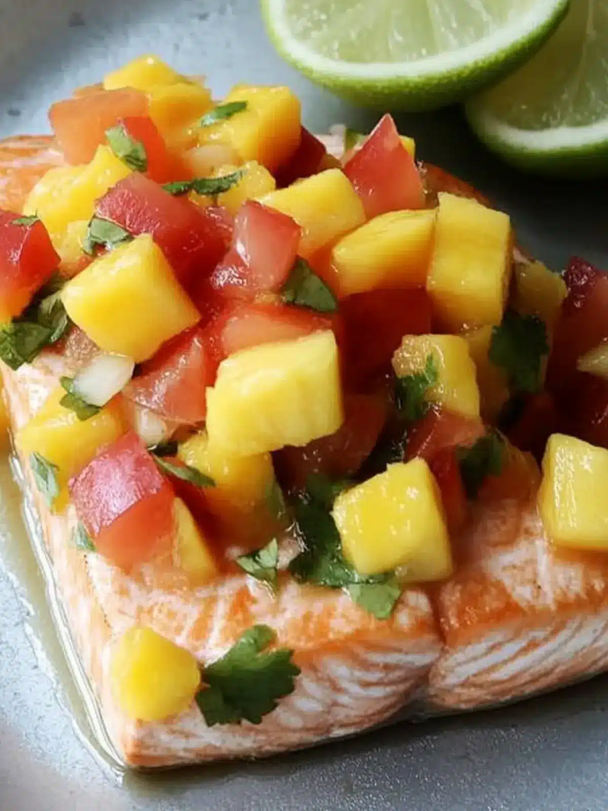Delicious Salmon with Mango Salsa for a Tropical Twist 5 Salmon with Mango Salsa