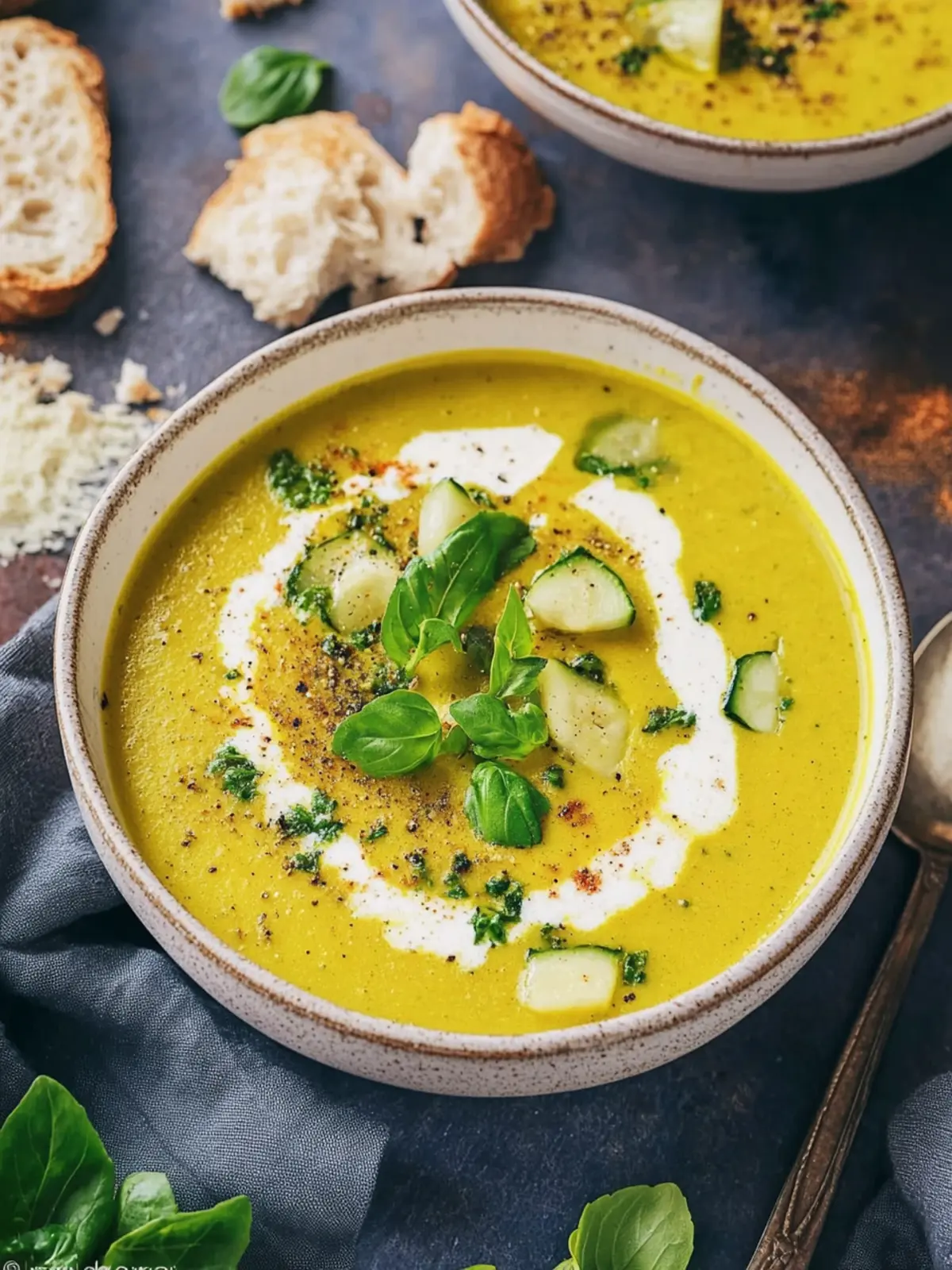 Creamy Curried Zucchini Soup Ready in Just 25 Minutes 4 Curried Zucchini Soup