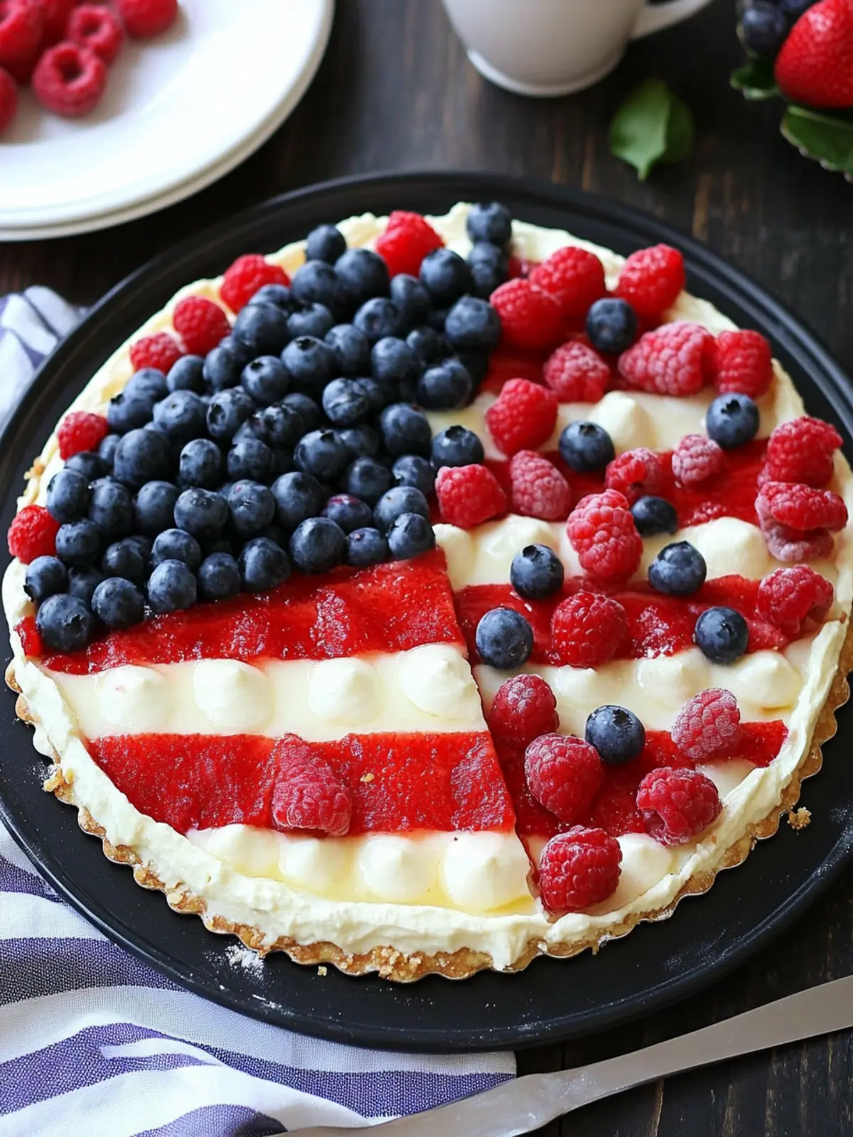 Easy American Flag Fruit Pizza to Wow Your Fourth of July! 5 Easy American Flag Fruit Pizza
