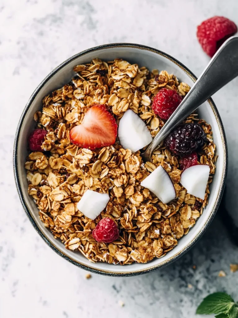 Coconut Oil Granola Remix