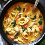 Cozy Up with Crockpot Tortellini Chicken Soup Tonight 8 Crockpot Tortellini Chicken Soup