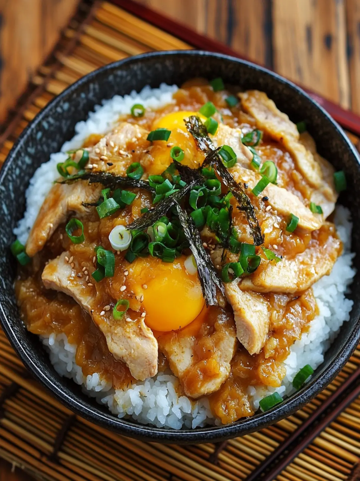 Savory Oyakodon: Whip Up This Cozy Chicken and Egg Bowl 4 Oyakodon