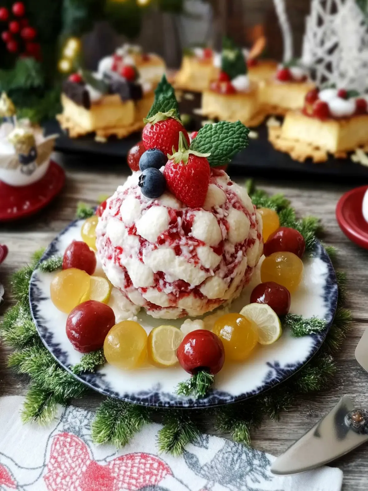 Delicious Festive Cheese Ball Recipe with a Pomegranate Twist 2 Festive Cheese Ball Recipe