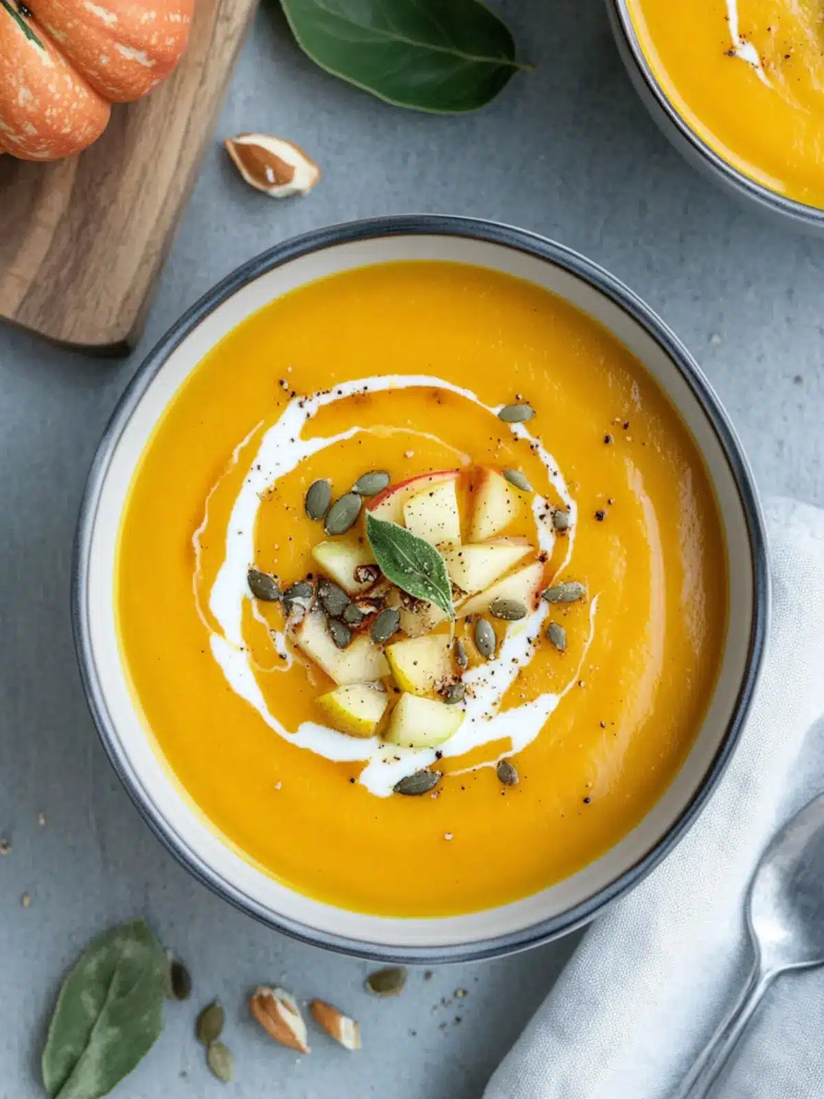 Delicious Roasted Pumpkin Apple Soup to Warm Your Fall Evenings 5 Roasted Pumpkin Apple Soup