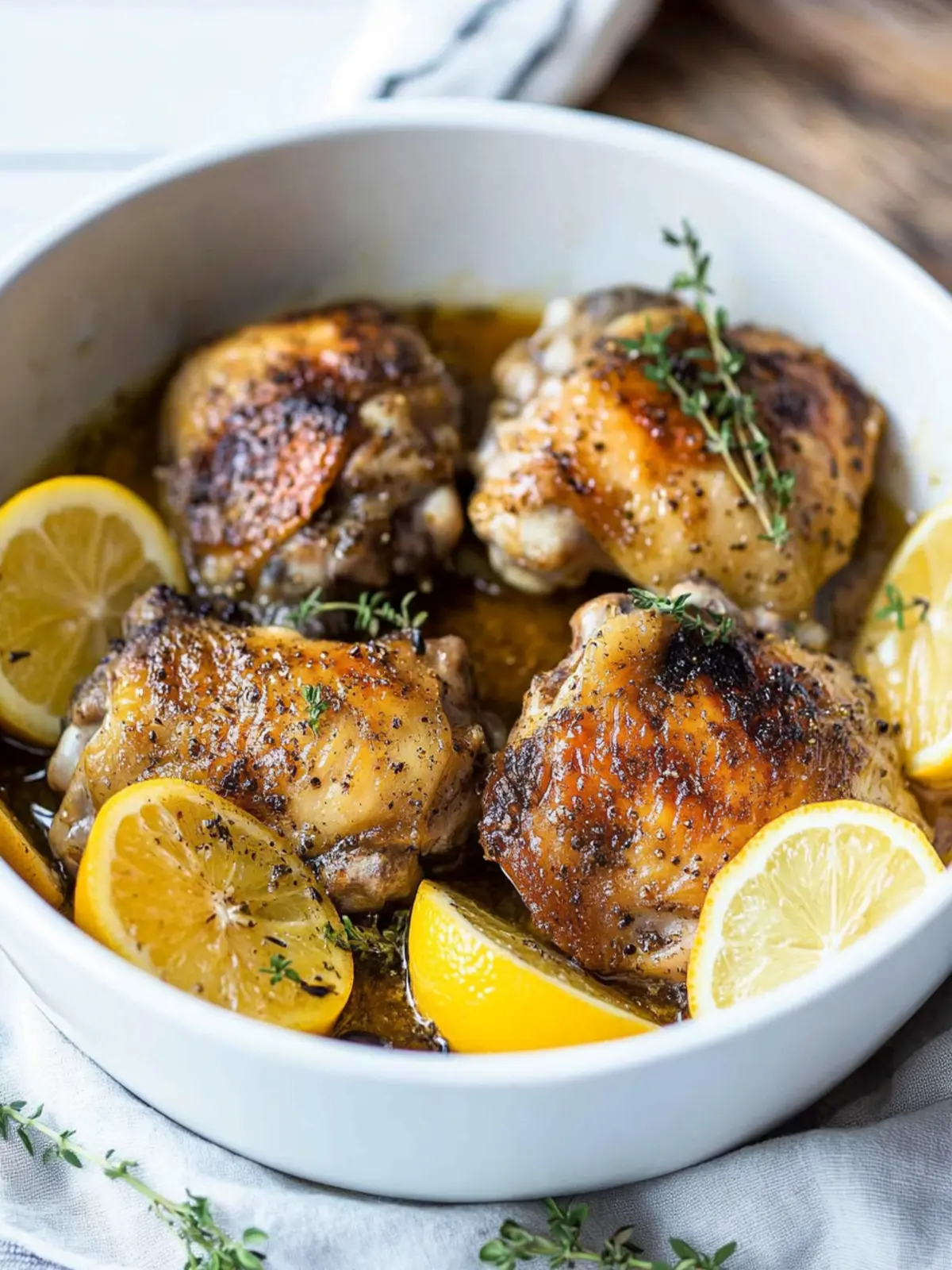Allspice, Orange and Lemon Crockpot Chicken Thighs Recipe 2 Allspice, Orange and Lemon Crockpot Chicken Thighs