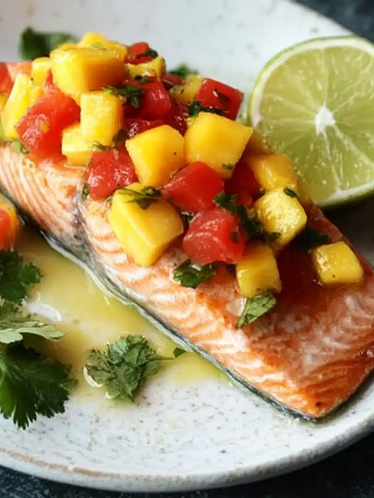 Delicious Salmon with Mango Salsa for a Tropical Twist 3 Salmon with Mango Salsa