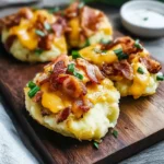 Cheesy Bacon Loaded Smashed Potatoes That Steal the Show 8 Cheesy Bacon Loaded Smashed Potatoes