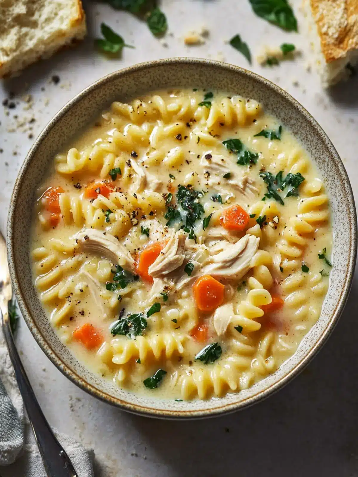 Creamy Chicken Pasta Soup: A Cozy One-Pot Wonder 5 Creamy Chicken Pasta Soup