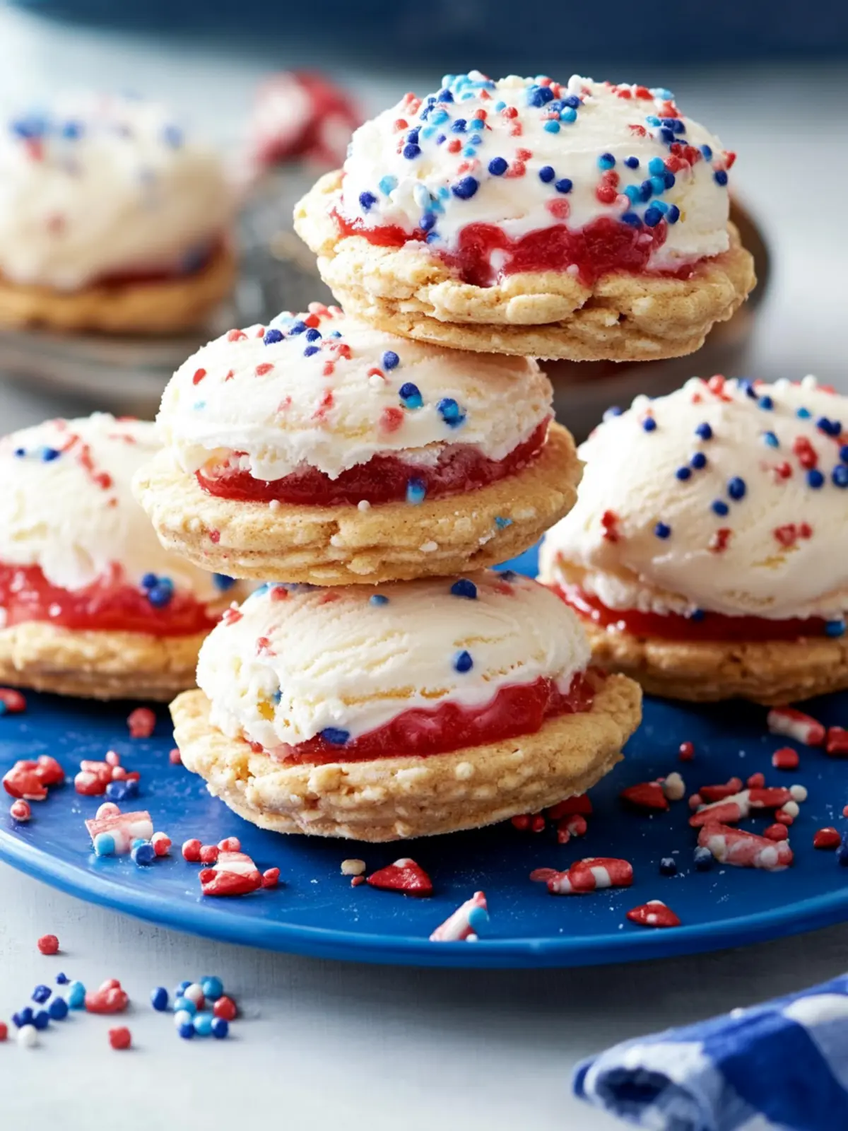 Festive July 4th Ice Cream Sandwiches to Celebrate Summer Bliss 5 July 4th Ice Cream Sandwiches