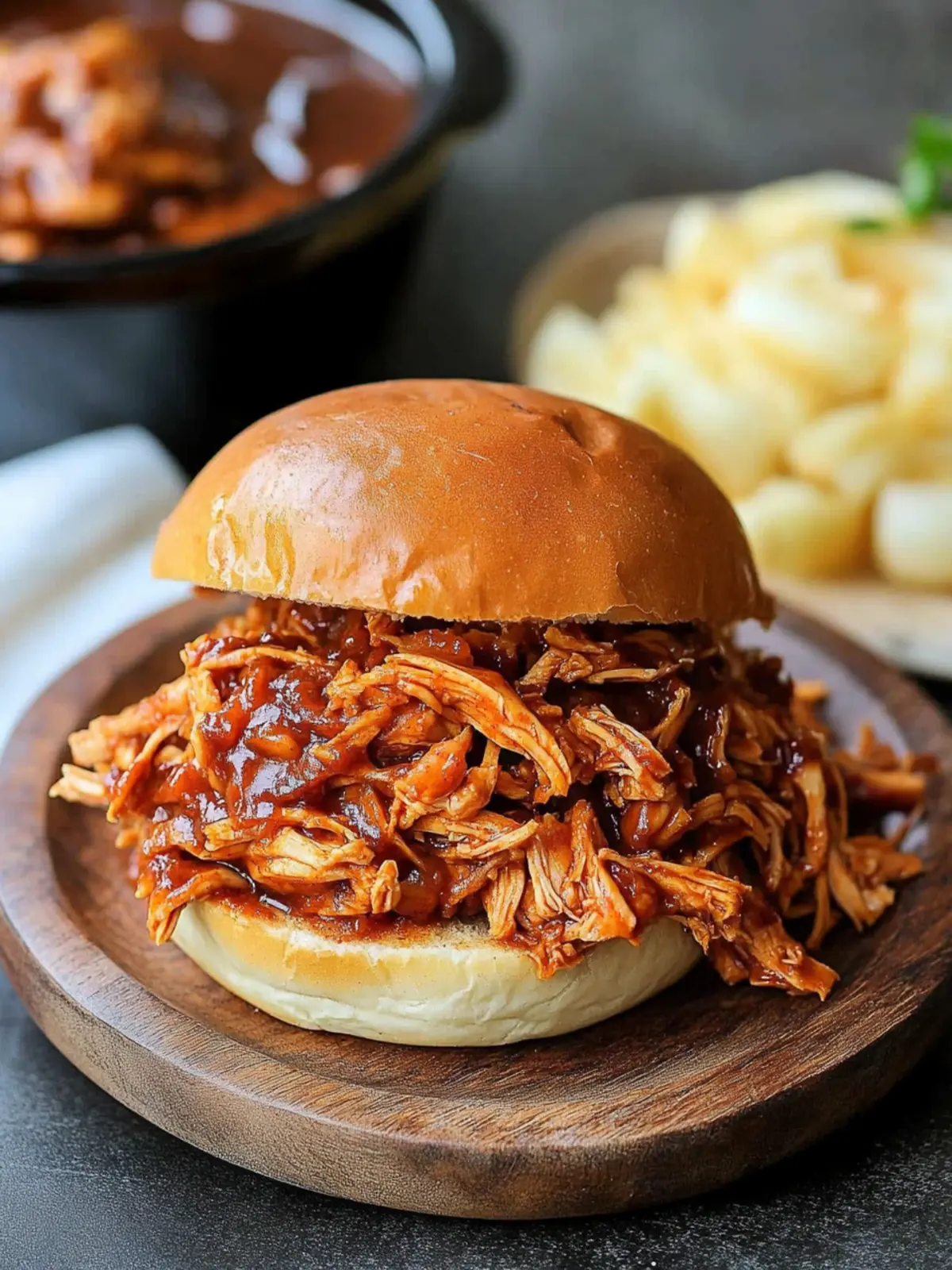 The Best Crockpot BBQ Chicken Recipe for Effortless Meals 5 The Best Crockpot BBQ Chicken (Easy Pulled Chicken)