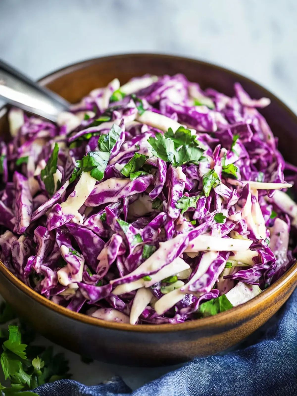 Creamy, Tangy Purple Coleslaw for a Vibrant Side Dish Delight 2 Creamy, Tangy Purple Coleslaw