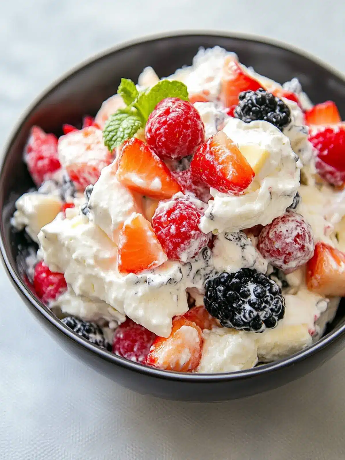 Delicious Cheesecake Salad Perfect for Summer Picnics 2 Cheesecake Salad